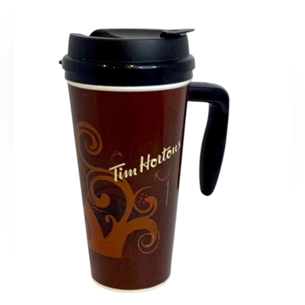 💚 Tim Hortons Plastic Travel Mug